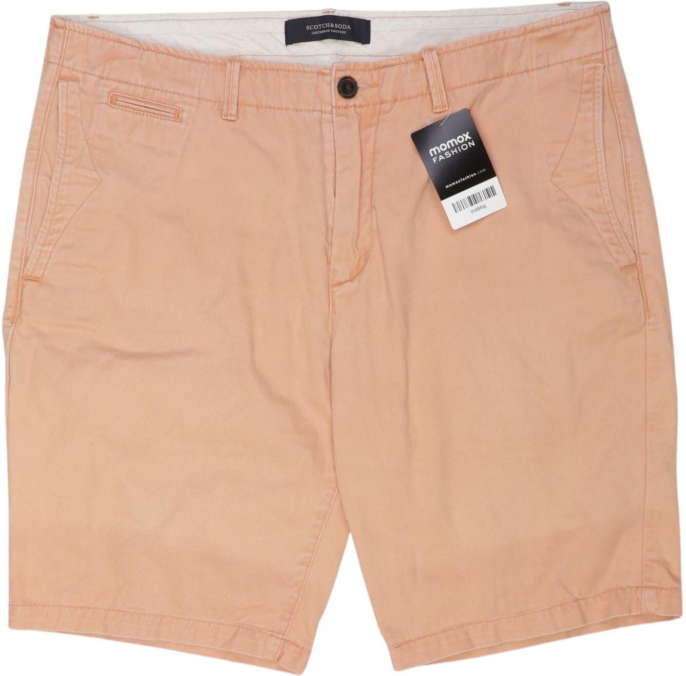 Scotch & Soda Herren Shorts, Orange, Gr. W33, Baumwolle - Second Hand