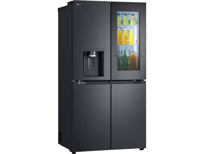 LG Multi Door, Energieeffizienz: E, silber (essence schwarz steel), B:91,4cm H:179,2cm T:72,9cm, Kühlschränke, InstaView Multi-Door, Multi Door, Topseller