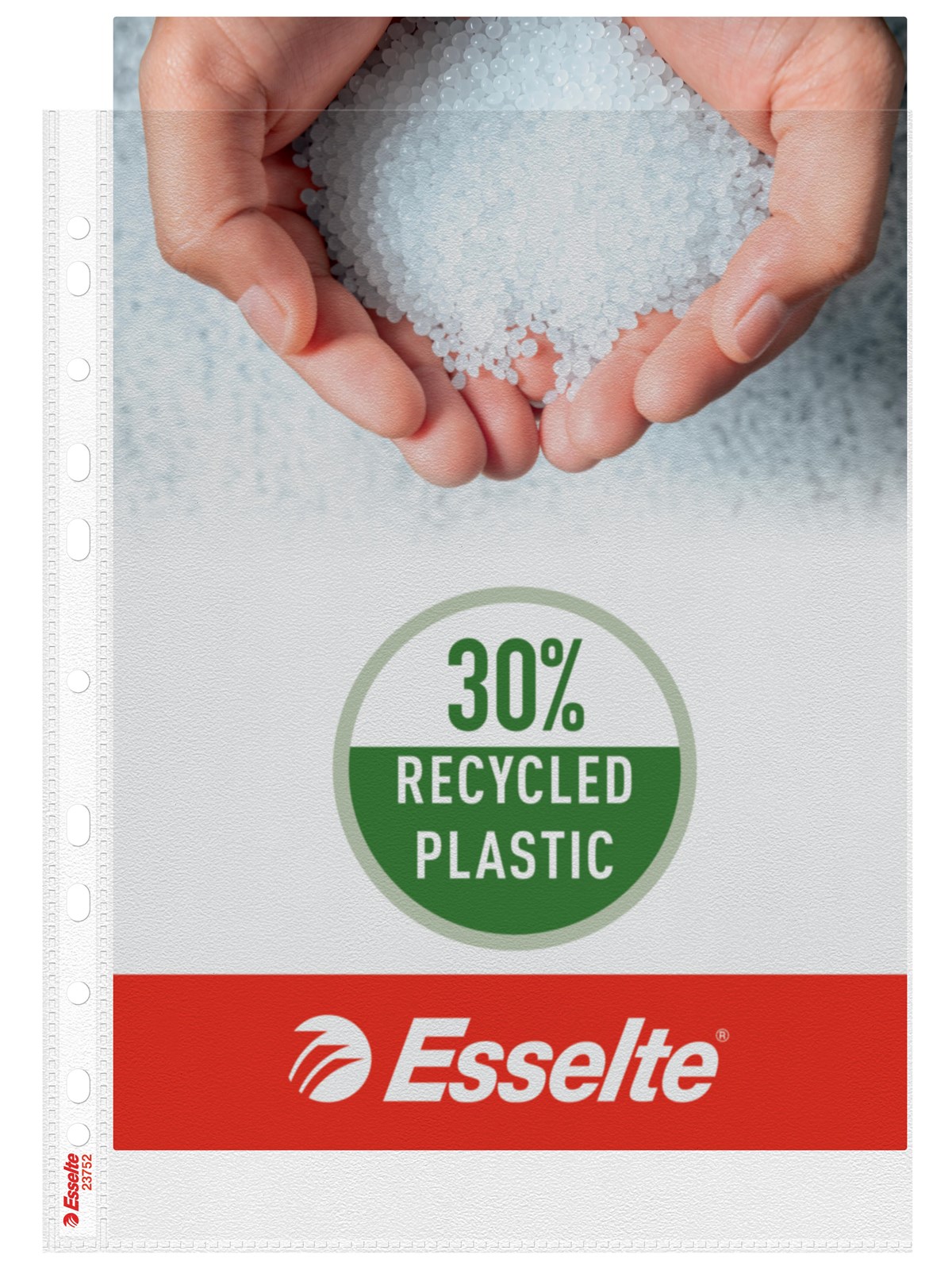 Esselte Qualitäts-Prospekthülle A4, 30% Pre-Consumer-Recycling-Kunststoff