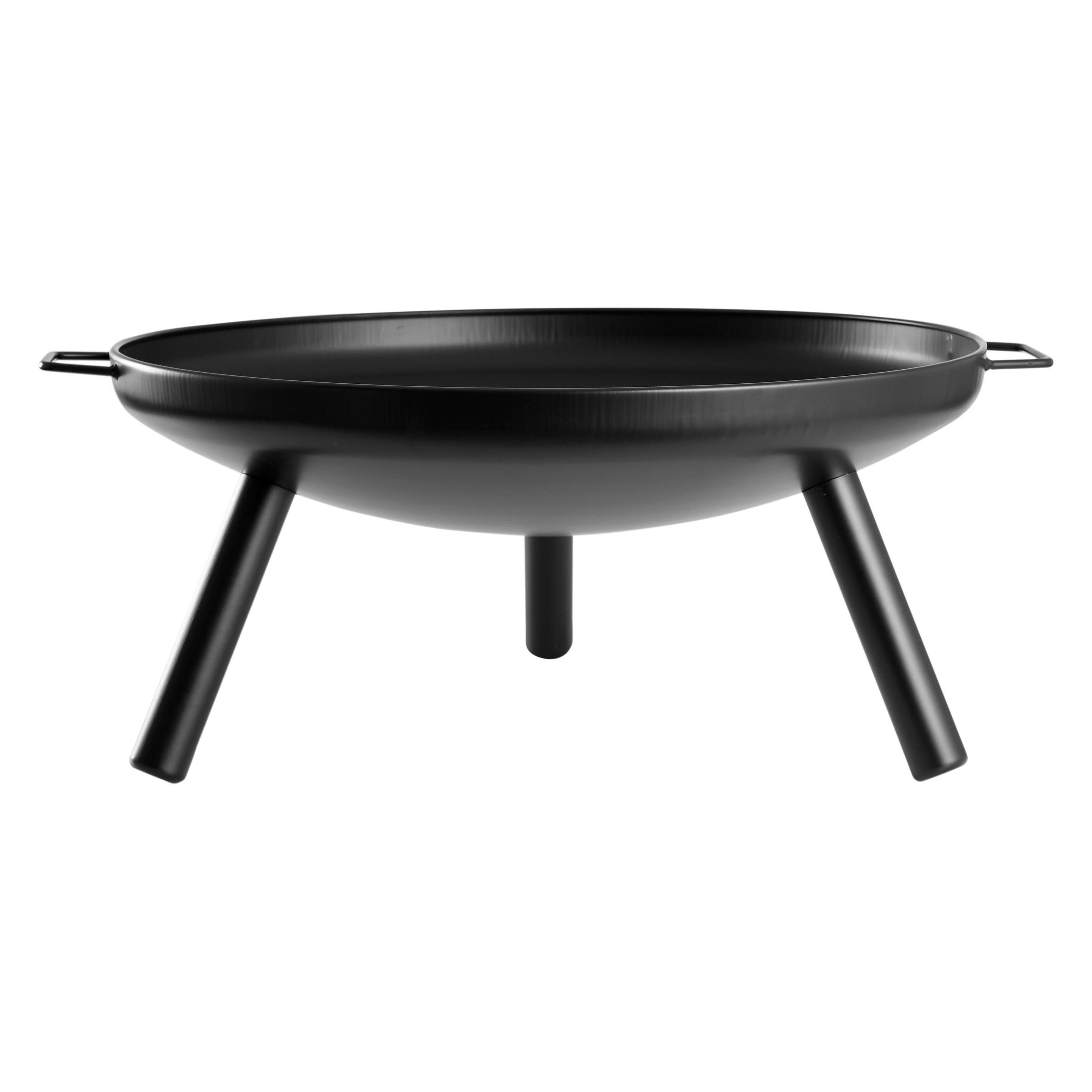 Dangrill Feuerschale Ø 60 cm, Schwarz (60 cm) (86861)