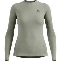 ODLO Damen Baselayer "Performance Warm Eco", Größe M in Grau Grau