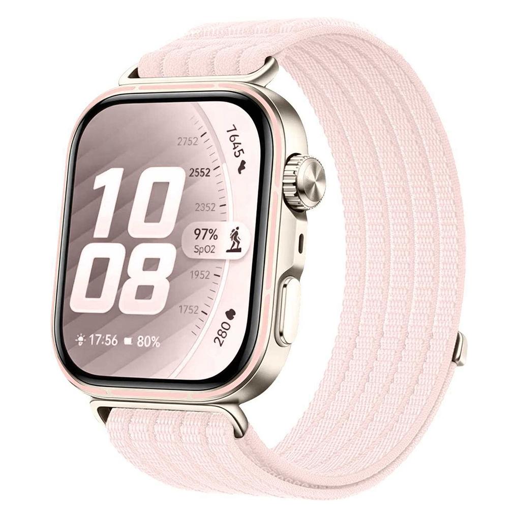 Techsuit - Watchband (W085) - Huawei Watch Fit 5 - Pearl Powder (Nylon, Textile) (70708536)