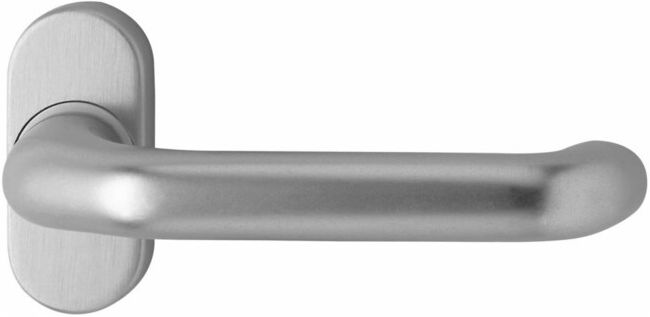 Béquille de protection incendie trou de poignée partie 1300/2133 Alu.F1 couronné 4-KT.9mm ; Dieckmann (1300/2133/01)
