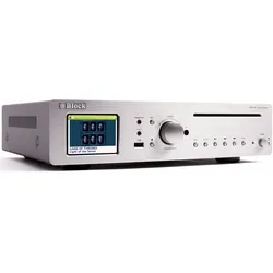 Block CD-Internet-Receiver-Set (CD Player), HiFi Komponente, Silber