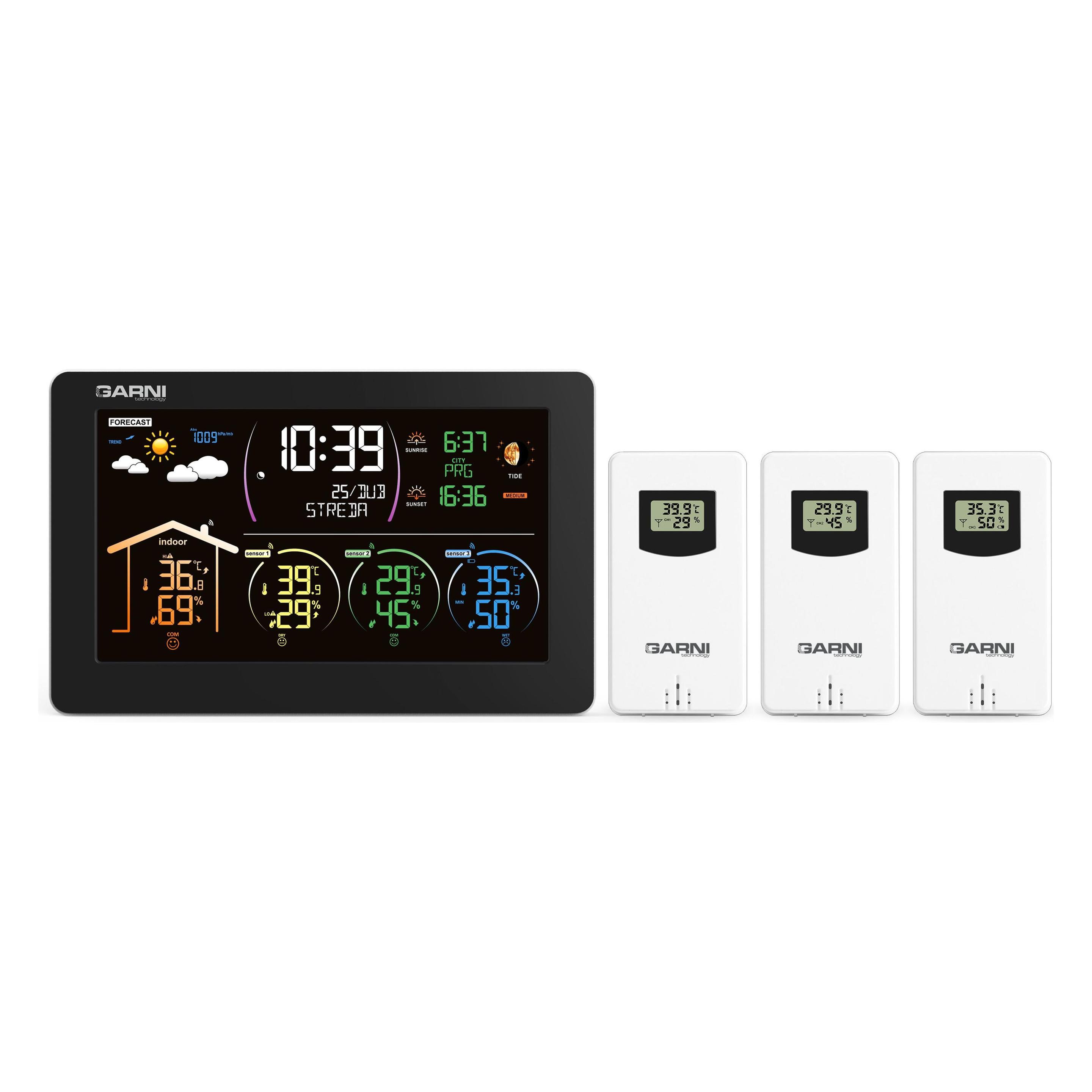 Garni 580 Line - Wetterstation / 3x Sensor (GARNI 580 Line)