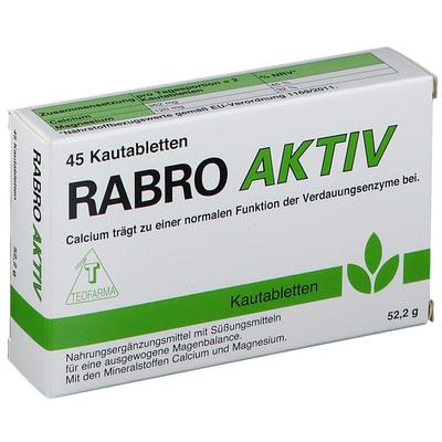 Rabro Aktiv Kautabletten 45 St