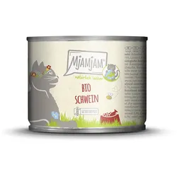 MjAMjAM - BIO fürKatze 200g MjAMjAM Katze Sparpaket 12x200g BIO Schwein
