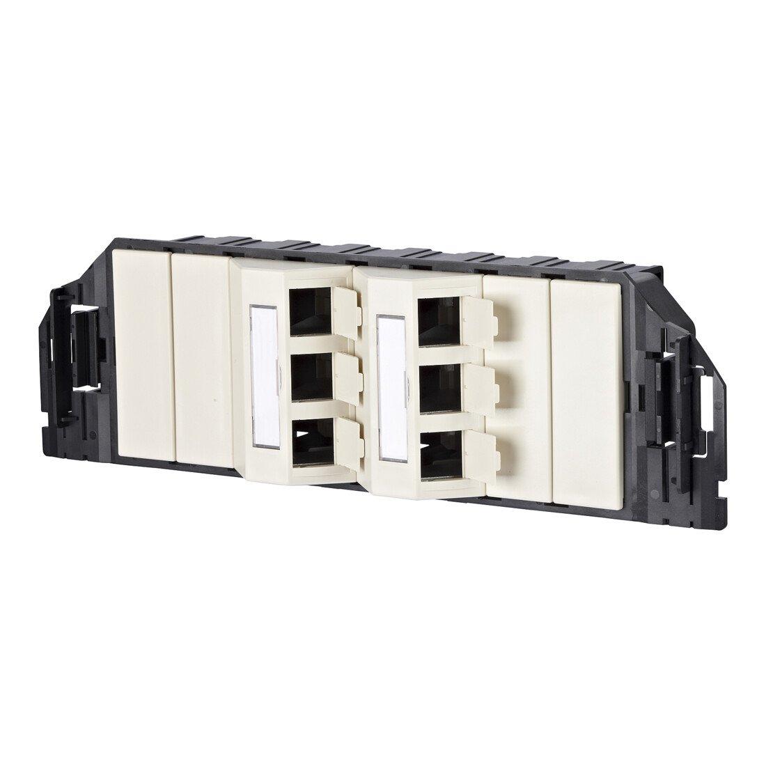 BTR NETCOM Anschlussdose subway E-DAT 6x8(8) GB3 pws ; Metz Connect (1309360601-E)