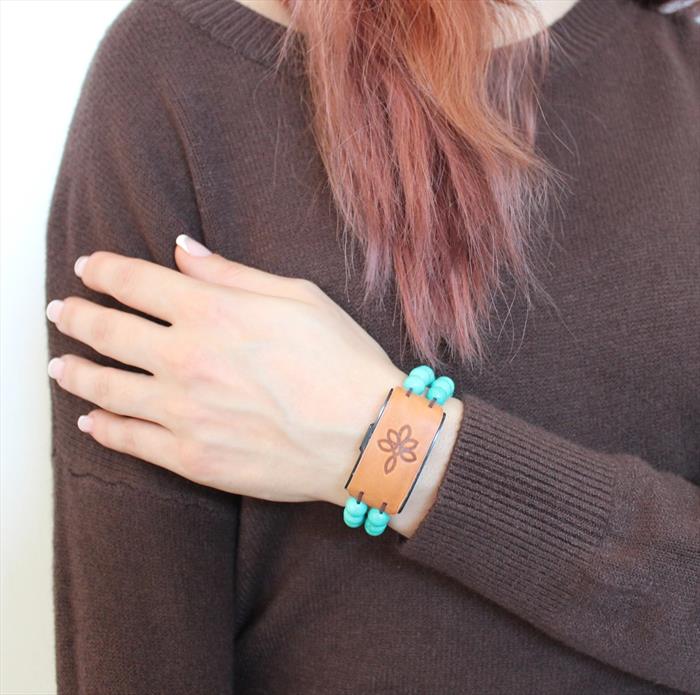 MYLUMI Bracciale Wellness Shamballa Plus Turchese Piccolo-turchese Piccolo