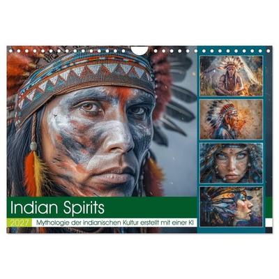 Indian Spirits (Wandkalender 2027 DIN A4 quer), CALVENDO Monatskalender