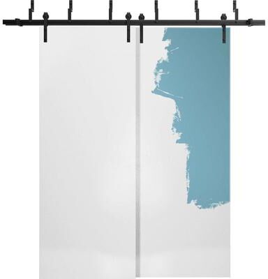 SARTODOORS Planum 0010 Primed Wood Barn Bypass Doors