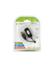 Techly USB 2.0 Aktives Verlängerungskabel 10 m CE (IUSB-REP10TY)