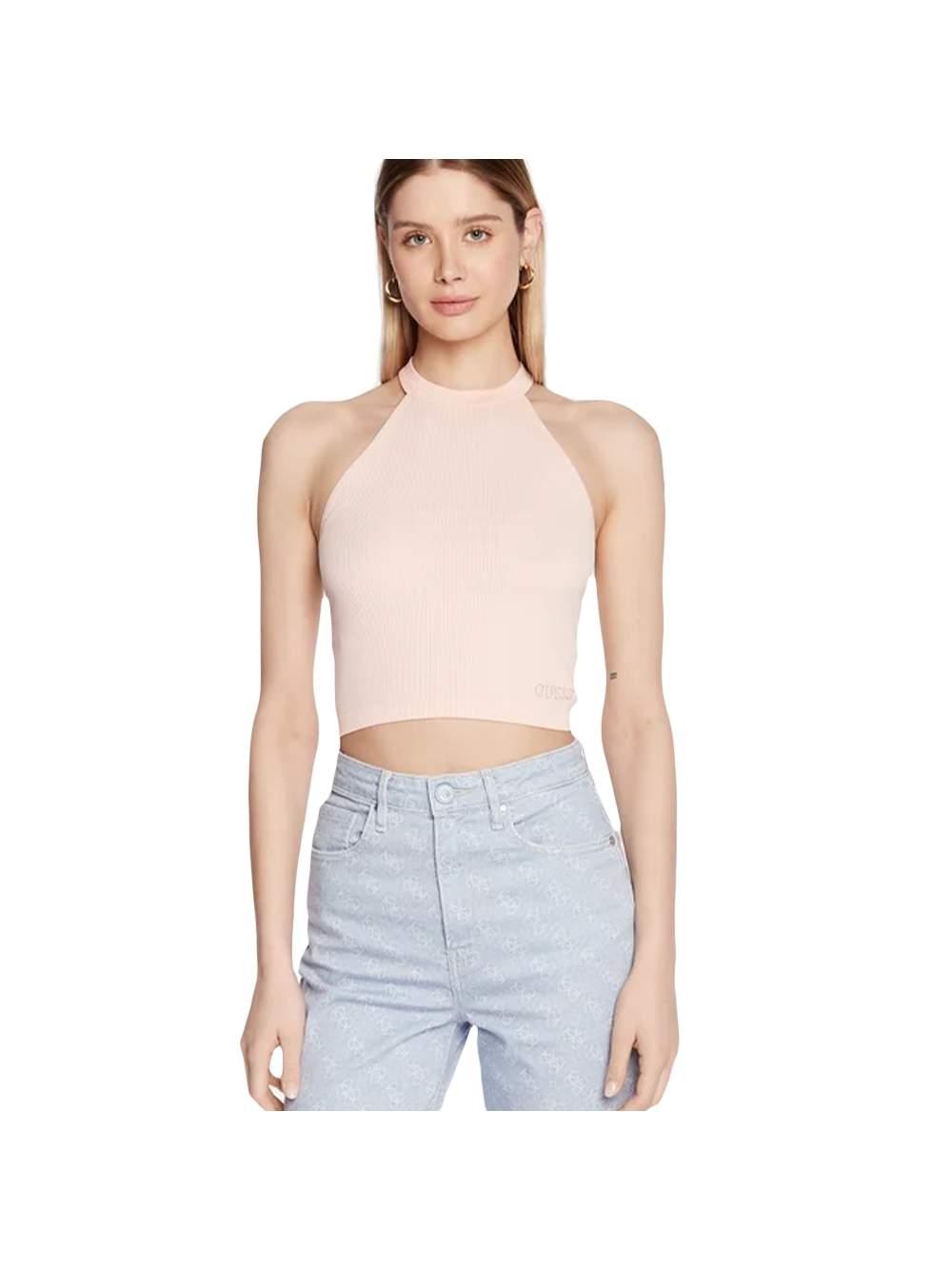 Guess dames top met logo in klassieke stijl