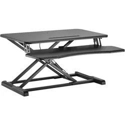 equip 650840 Flachbildschirm-Tischhalterung Freistehend, Monitor Erhöhung, Schwarz