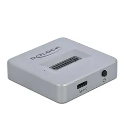 DeLOCK M.2 Dockingstation für M.2 NVMe PCIe SSD mit USB Type-C Buchse