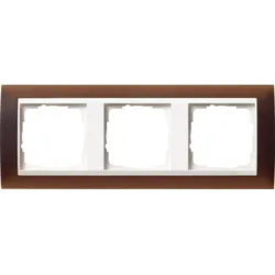 Gira Abdeckrahmen 3f.opak dbr 0213331