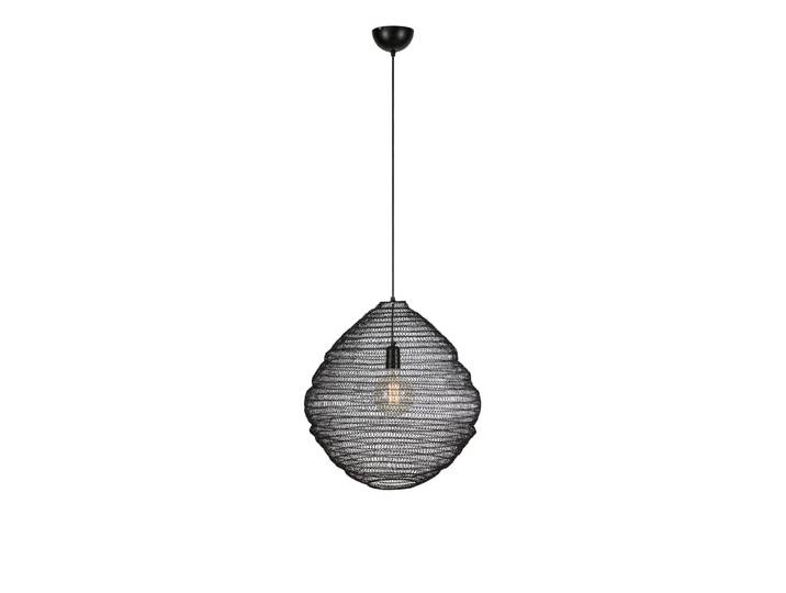 Suspension 1xE27 noir