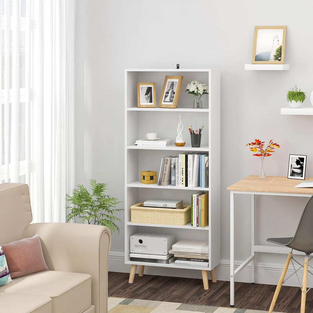 Isabelline Cobb Bookcase 144cm H X 60cm W X 24cm D