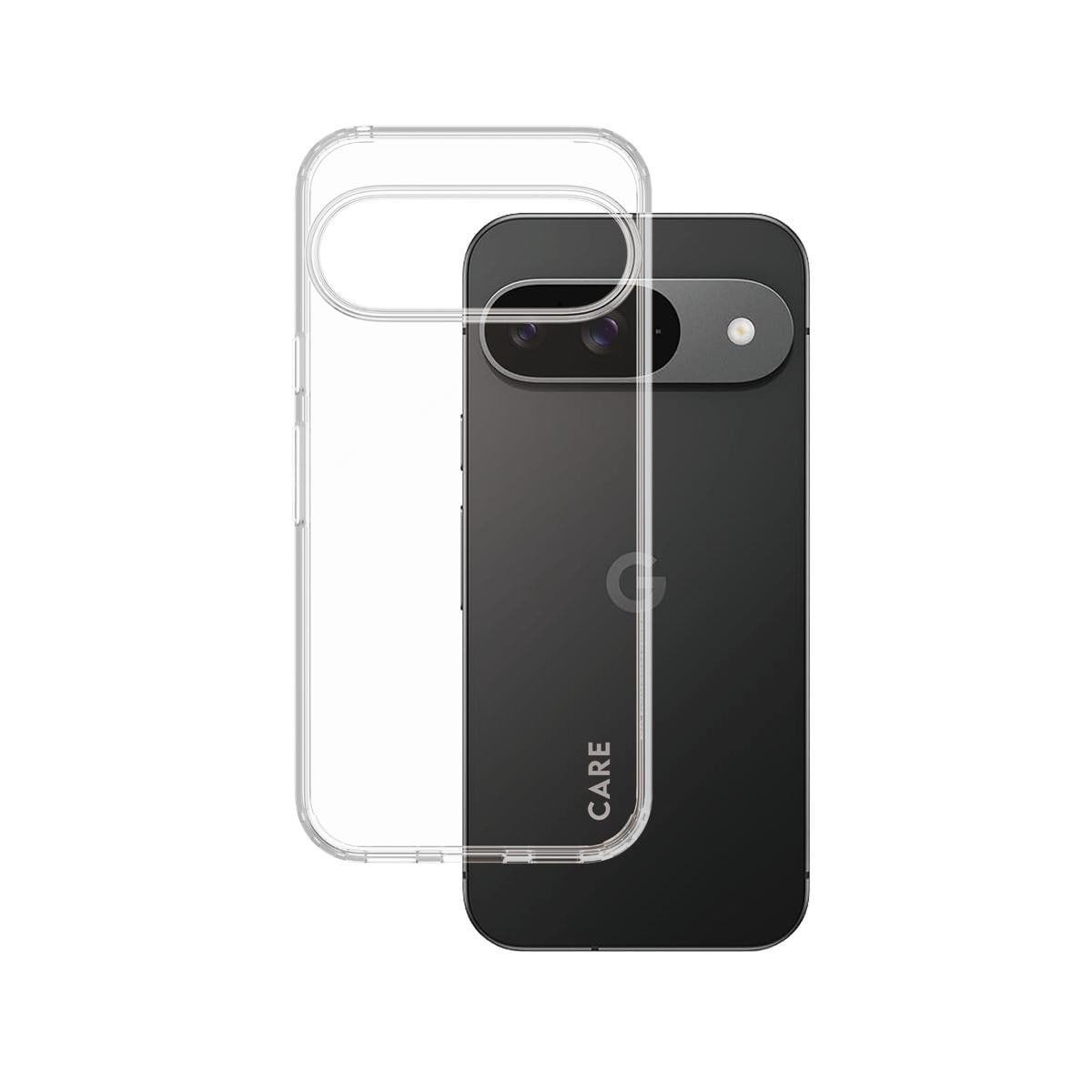 CARE by PanzerGlass Flagship Case Transparent Urban Combat m. klarem Rahmen Google Pixel 10 / 10 Pro