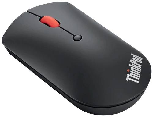 Lenovo ThinkPad Silent Maus Bluetooth Optisch Schwarz 3 Tasten 800 dpi, 1600 dpi, 2400 dpi