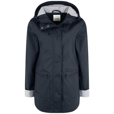 Regenjacke OXMO "Regenjacke OXBecky", Damen, Gr. XL, blau (insignia b), Obermaterial: 100% Polyurethan PU., Mäntel Regenjacke