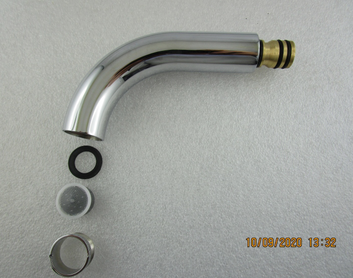 Steinberg Wand-Auslauf, Ausladung 110mm inkl. Luftsprudler für 100 1804 + 100 1804 3, 099 9704 099 9704