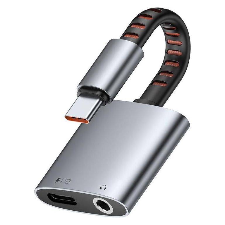 Mcdodo - 2 in 1 Typ-C auf Typ-C + AUX 3.5mm Audio Adapter (Winkeladapter) (62577850)