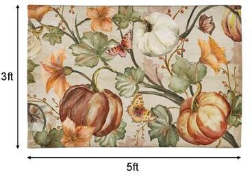 Laural Home Autumn Vines Chenille Accent Rug