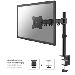 Neomounts Select NM-D135 Monitor Tischhalterung schwenkbar 10-30Zoll, schwarz