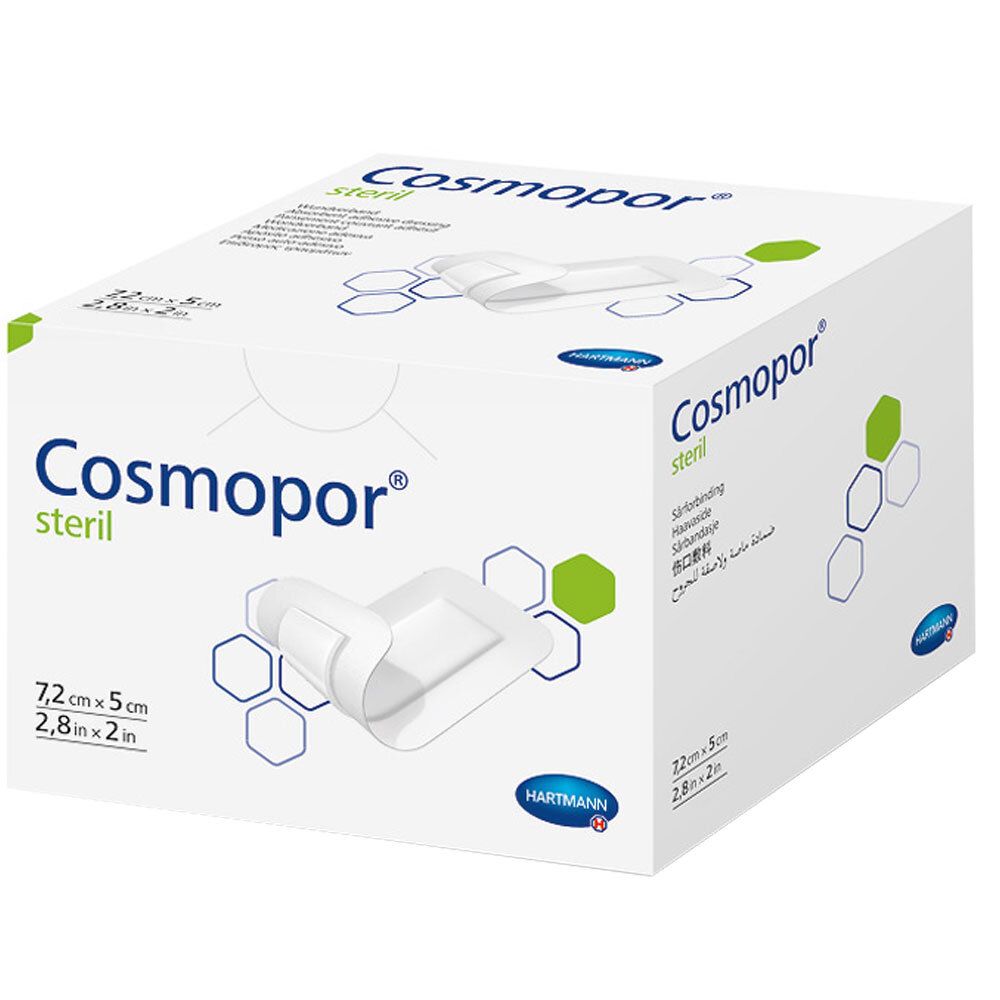 Cosmopor steril Wundverband 5x7,2 cm 10 St Pflaster
