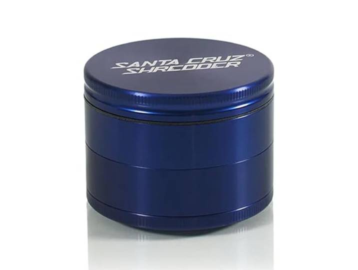 Santa Cruz Shredder Gewürzmühle aus Metall, hergestellt in den USA, groß (6,9 cm), Blau)