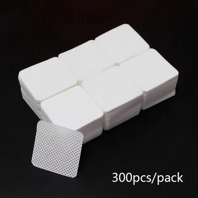 Inspired Finds Lint Free Nail Wipes 100 200 300 Pieces Absorbent Soft Nail Polish Remover Pads 300pcs White