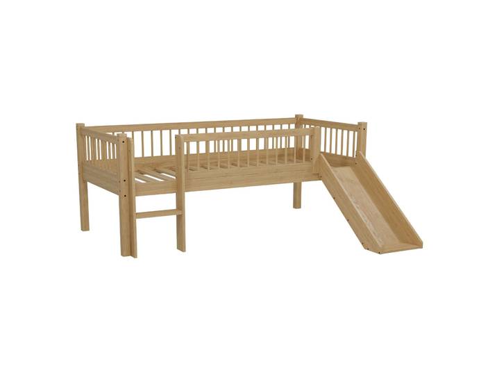 Halbhohes Bett Forrest mit Rutsche