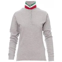 Payper, Arbeitsoberteil, Polo long-nation ld mel (L)