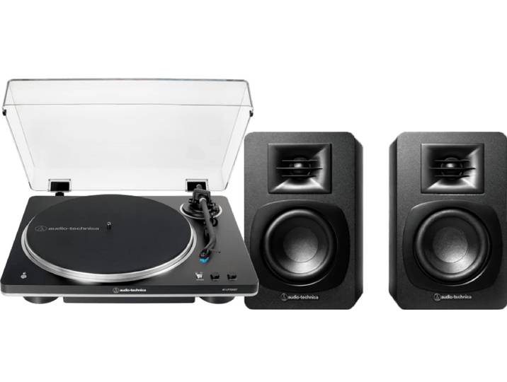 Audio Technica AT-LP70xBT Zwart + Audio-Technica ATH-SP3X Zw