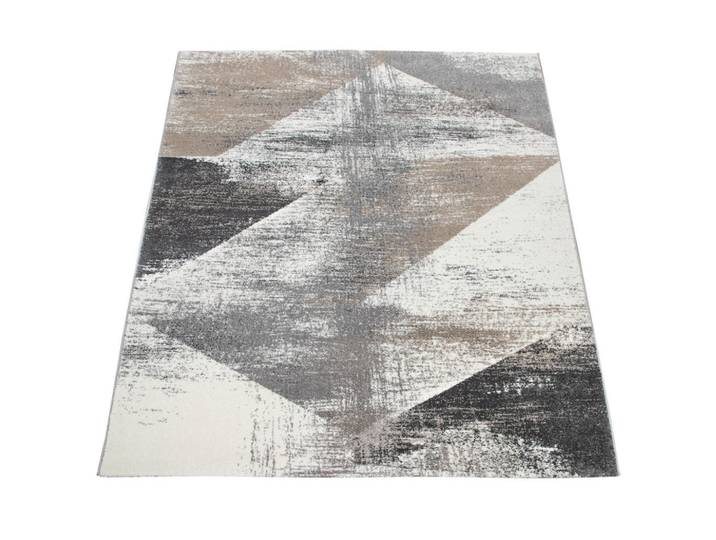 Paco Home Kurzflorteppich 200/290 cm Mero 102, Grau, Rechteckig, 200x290 cm, strapazierfähig, für Fußbodenheizung geeignet, Teppiche und Böden, Teppiche