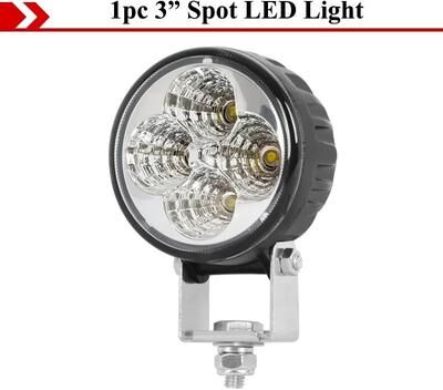 Inspired Living High Intensity 3 Inch LED Work Light Bar For Off Road Trucks & Motorcycles 1pc 3inch Spot