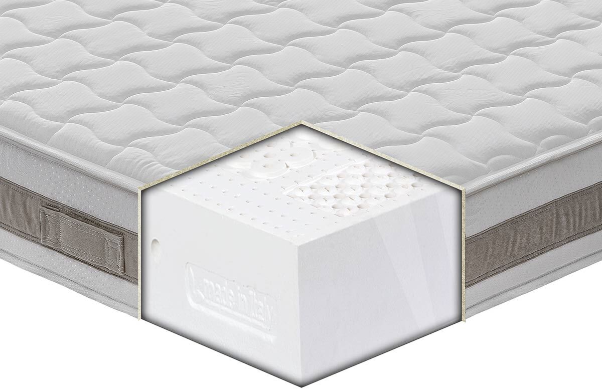 Materassi e doghe Materasso Lattice 100% Lattice sfoderabile 80x190 Singolo (Standard)