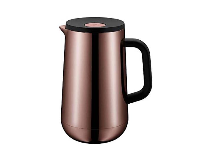 WMF Impulse thermoskan 1 l, isoleerkan voor thee of koffie, druksluiting, houdt dranken 24 uur koud en warm, vintage koper