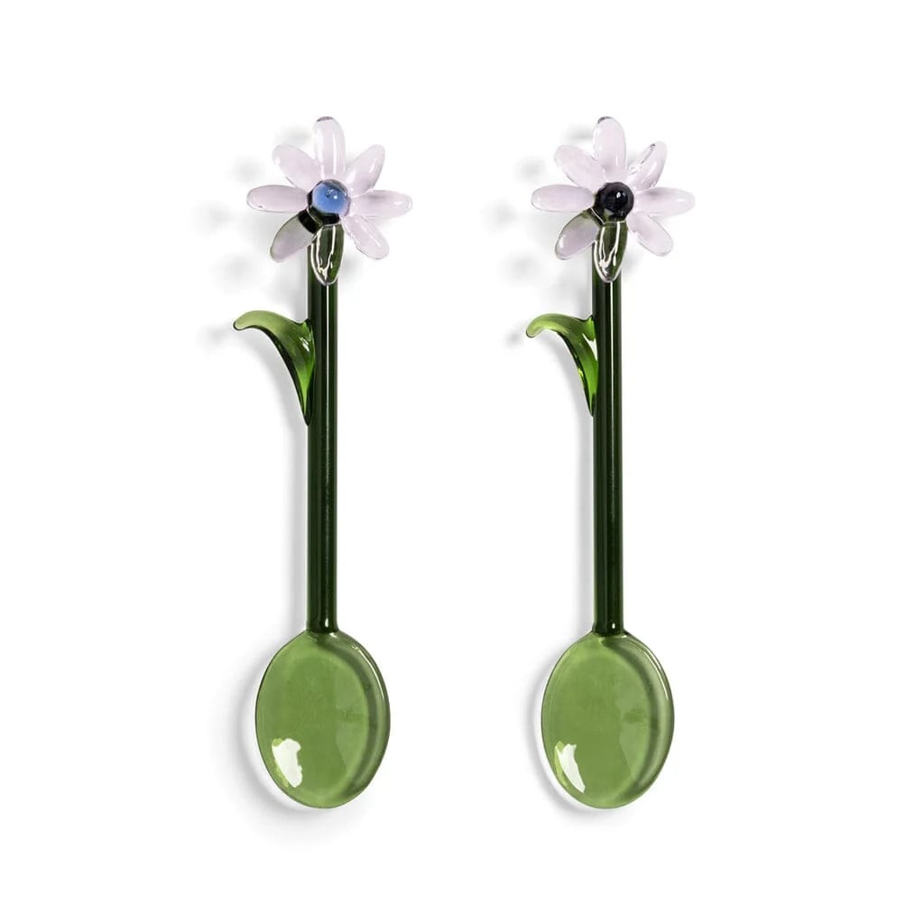 &Klevering Lepel Flora Roze Set van 2