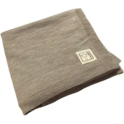 Kaiser Babydecke Wool Plain aus Merino-Wolle 80x100 cm, braun