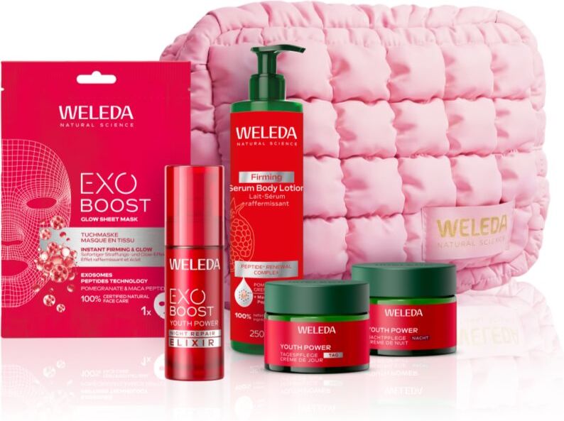 Weleda Astaxanthin Renewal Ritual gift set to restore skin firmness