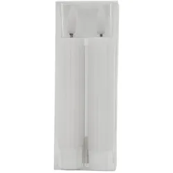 Chic Antique LED-Stabkerzen Cenon mit Rillen 2er-Set, H 14 cm x Ø 2 cm - Weiß