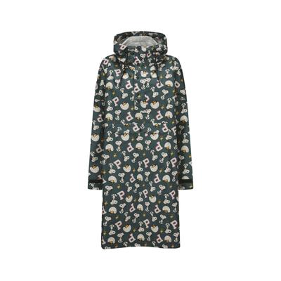 Regenjacke CODELLO "Codello Poncho", Damen, grün, Obermaterial: 100% Polyester PES., relaxed fit, Jacken Regenjacke, mit Peanuts-Motiven