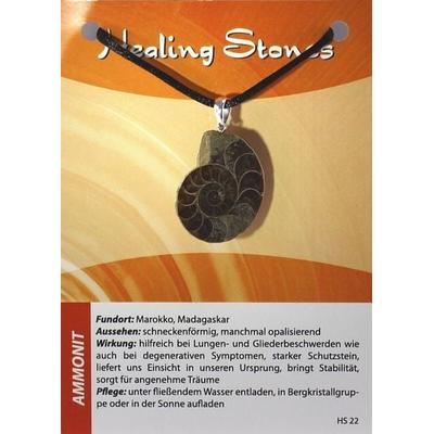 Ammonit Maxicard Healing Stones, R143-22