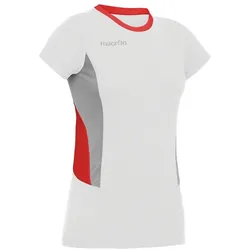Macron, Damen, Sportshirt, Irene (M), Rot, Weiss