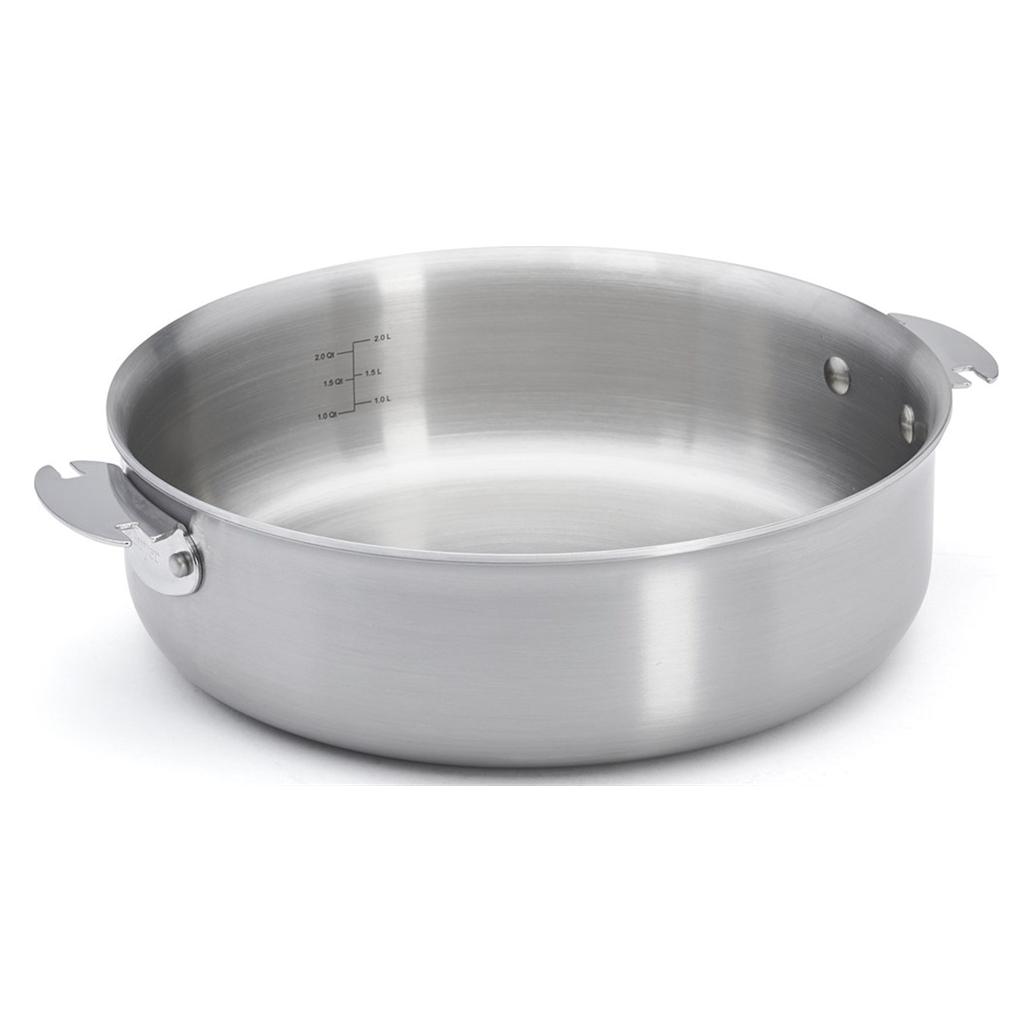 de Buyer Gerade Sauteuse Alchimy Loqy ø24 (Edelstahl, 24 x 7.30 cm) (3662.24)
