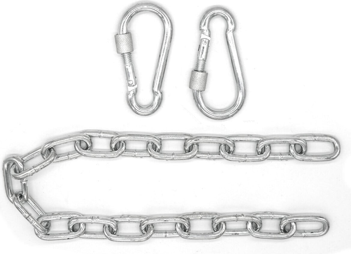 Amanka Bevestigingsset voor hangstoel met ketting en 2 karabiners, 66 cm