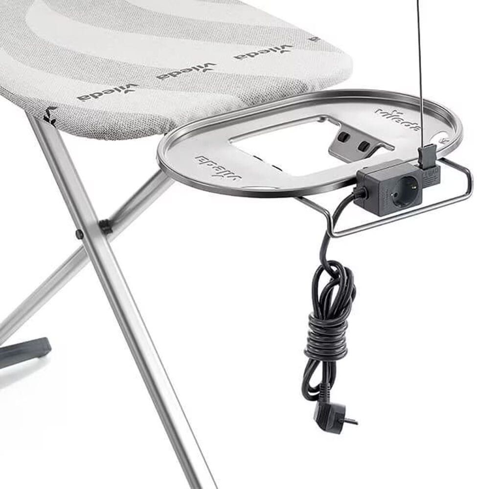 Bügelbrett VILEDA "Vileda Total Reflect L plus", silberfarben, B:44cm T:7,5cm, Bügelbretter, neues, einzigartiges Produktkonzept für eine verkürzte Bügelzeit