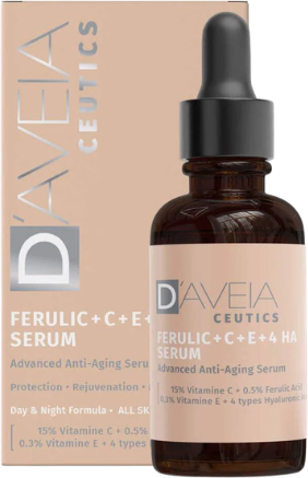 D'Aveia Ceutics Ferulic+C+E+4HA Sérum Antioxidante Anti-envelhecimento 25ml